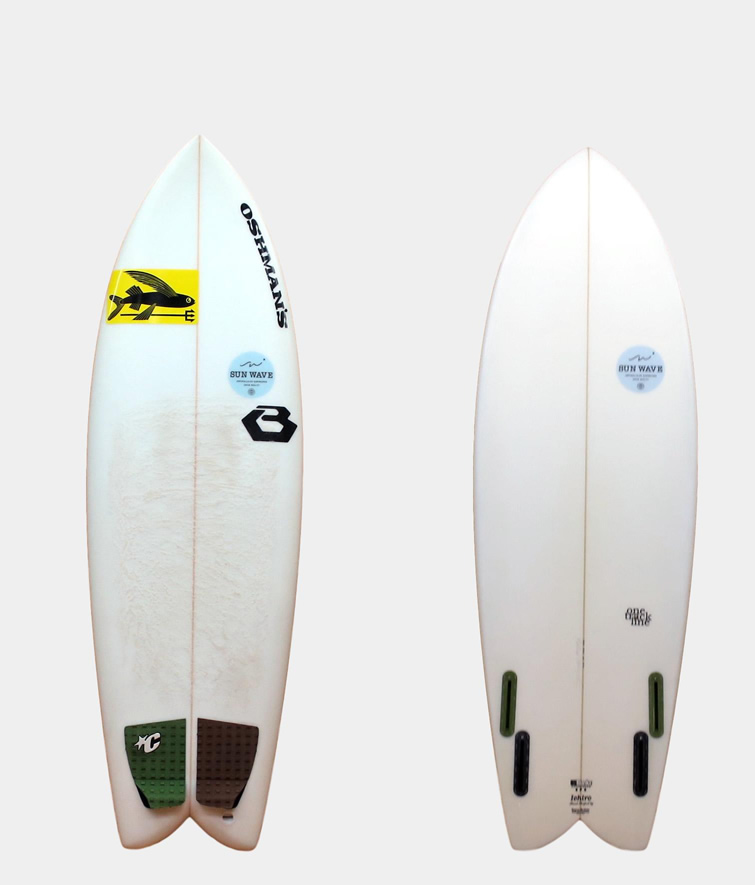 送料込み！Varley surfboard ツインフィッシュ5.9 新品